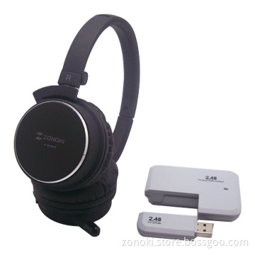 2.4G Wireless Headset for PC, MP3 and TV